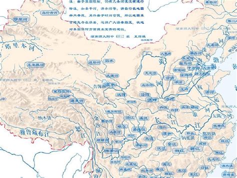 中國河流流向|中华人民共和国河流水系版（1：3500万）在线地图